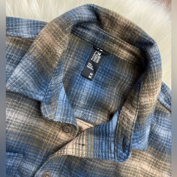 Mountain Hardwear Plusher Long Sleeve Shirt Ridgeline Ombre Buffalo Check Print - Picture 3 of 6